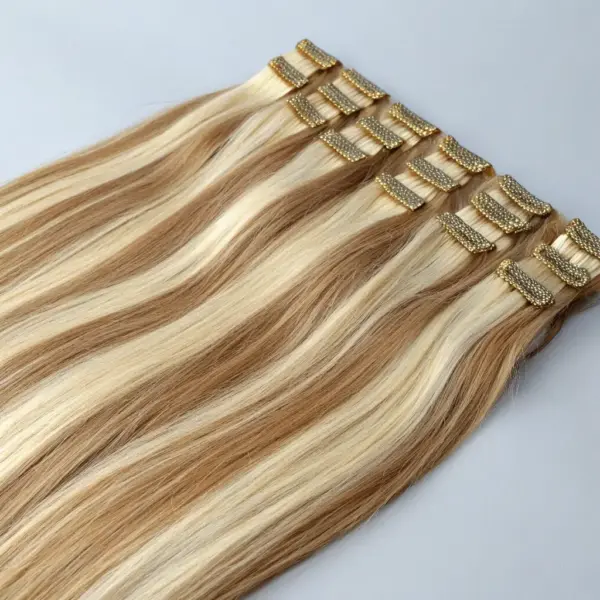 Silky Strands Clip-in Extensions - Blonde